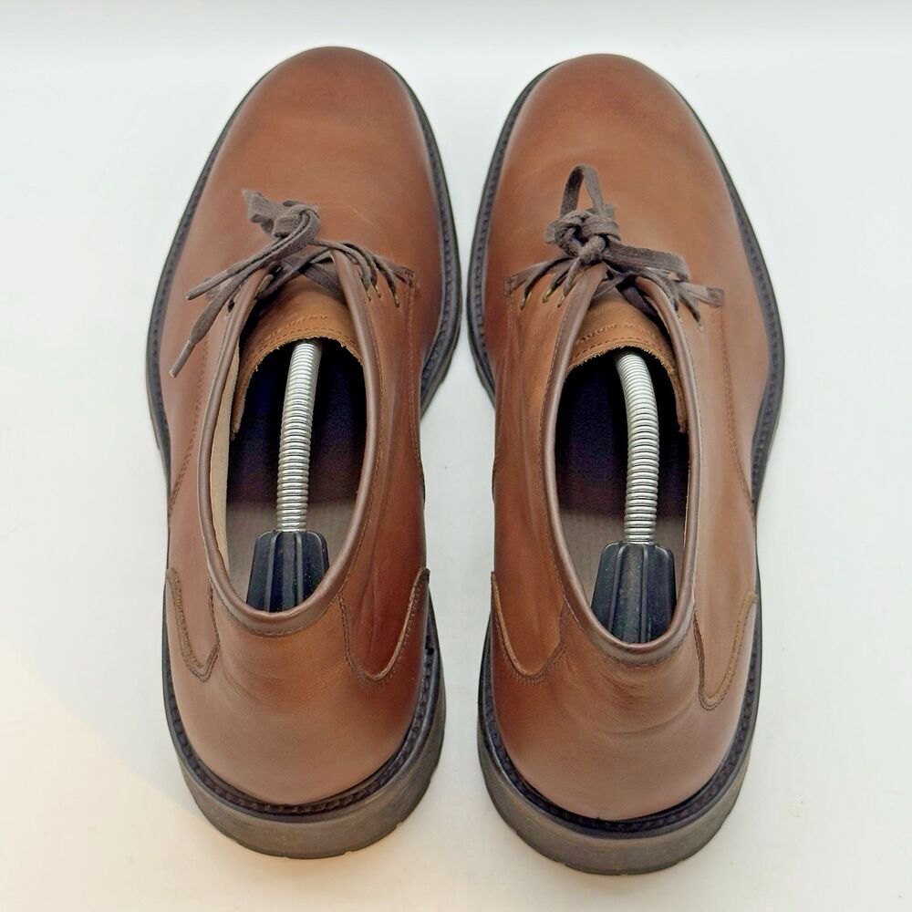 Andrew Marc Woodside AM 1022 Leather Chukka Men's 13 Brown Lace Up Ankle Boots - Picture 10 of 14
